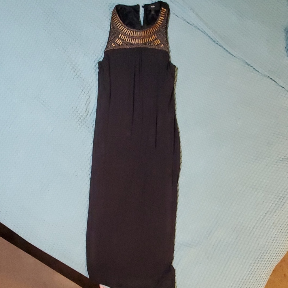 Beaded black dress